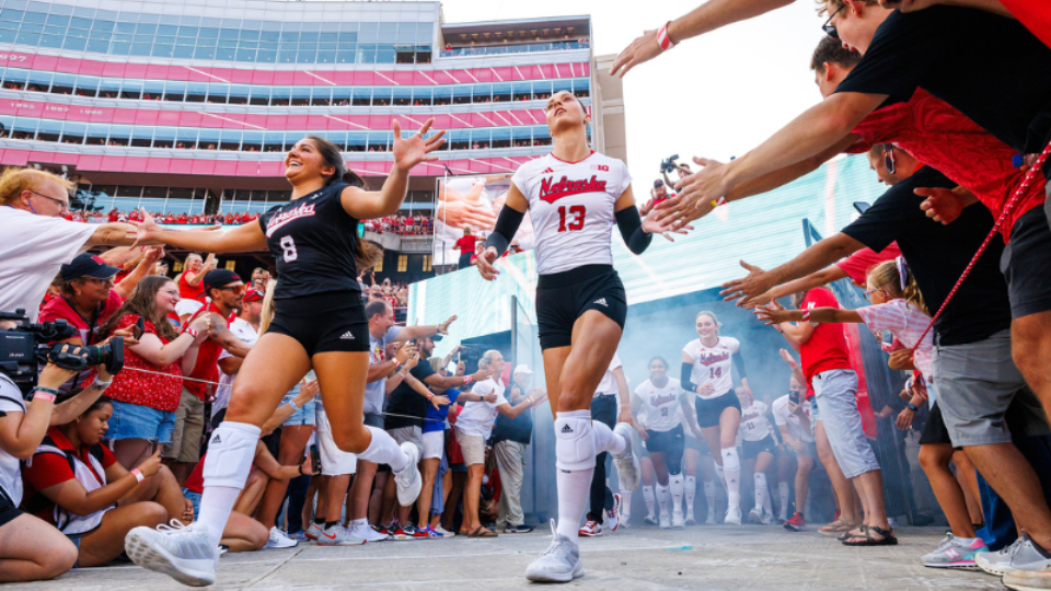 husker volleyball players