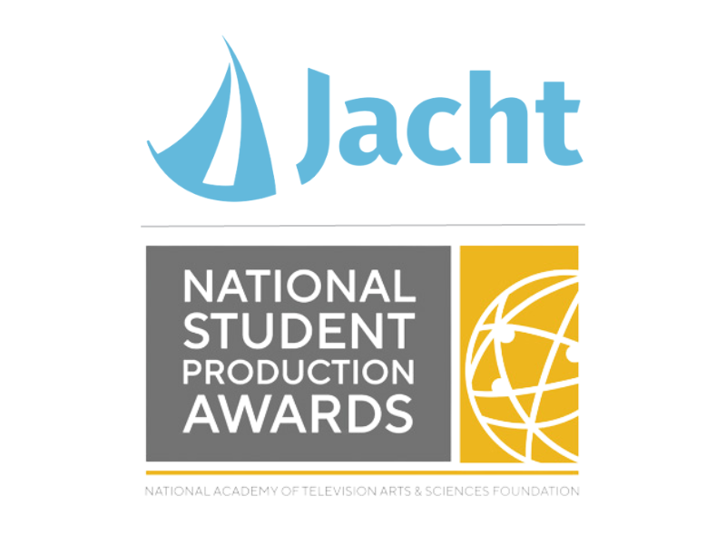 Jacht and National Student Production Awards logos