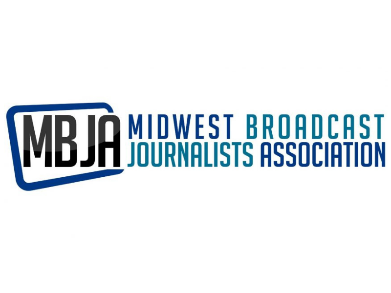 midwest broadcast journalists association logo