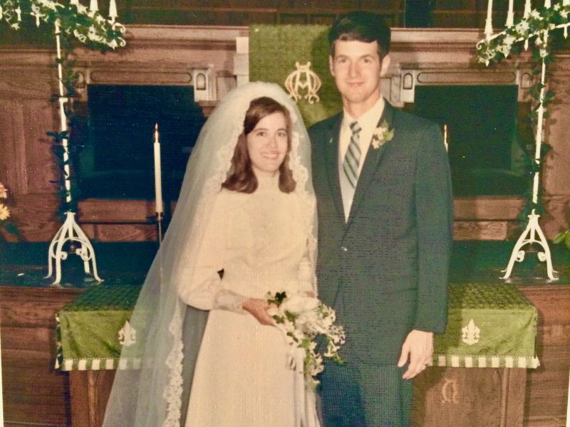 Harry and Linda married in First Presbyterian Church in Hastings, NE, November 7, 1970.