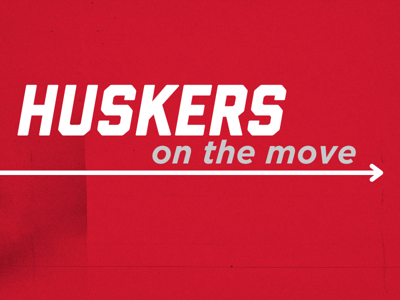 Huskers on the Move graphic