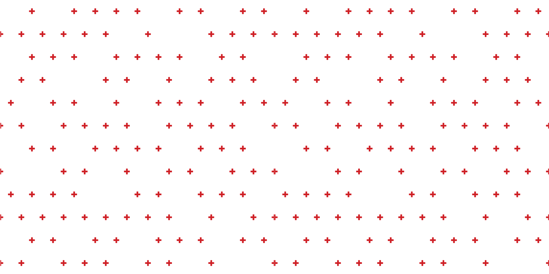 pattern of small red crosses