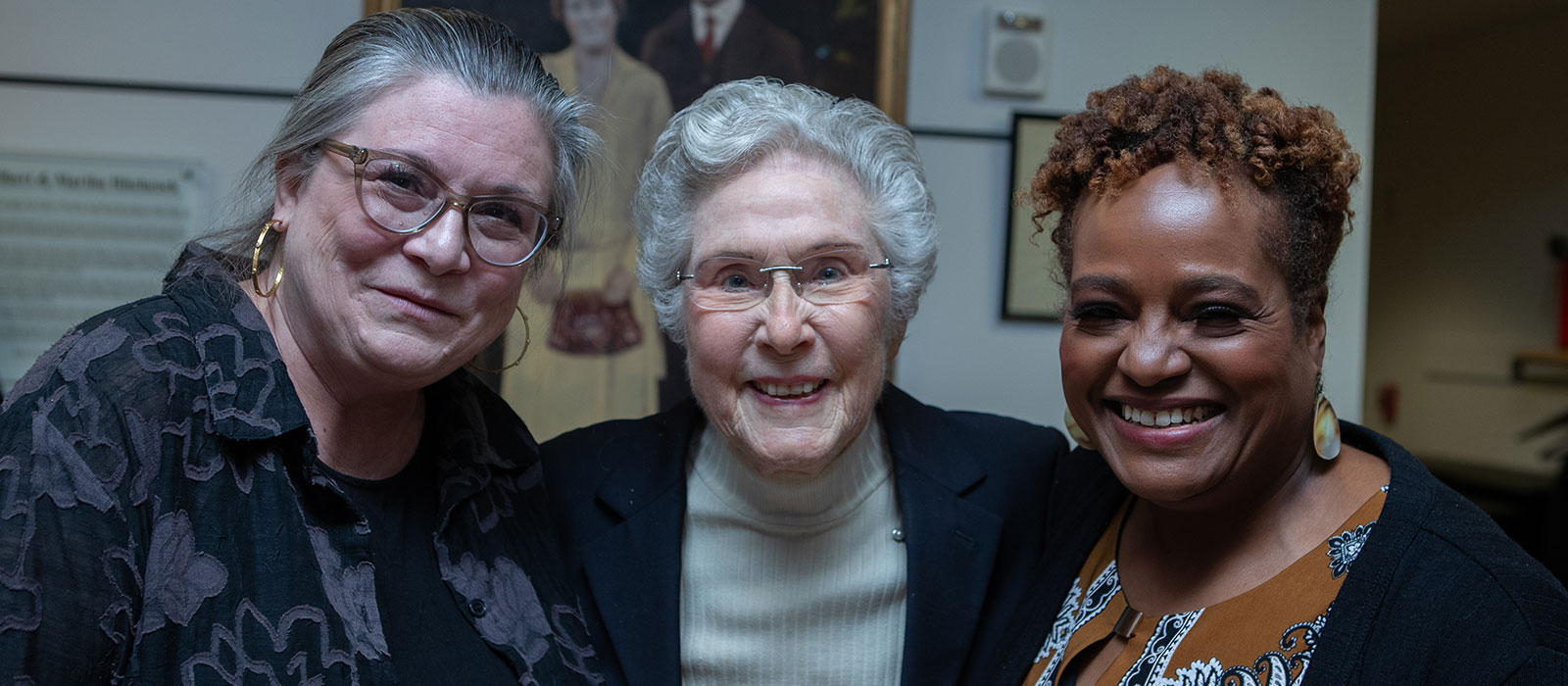 Chris Graves, Linda White and Beverly Deepe Keever.