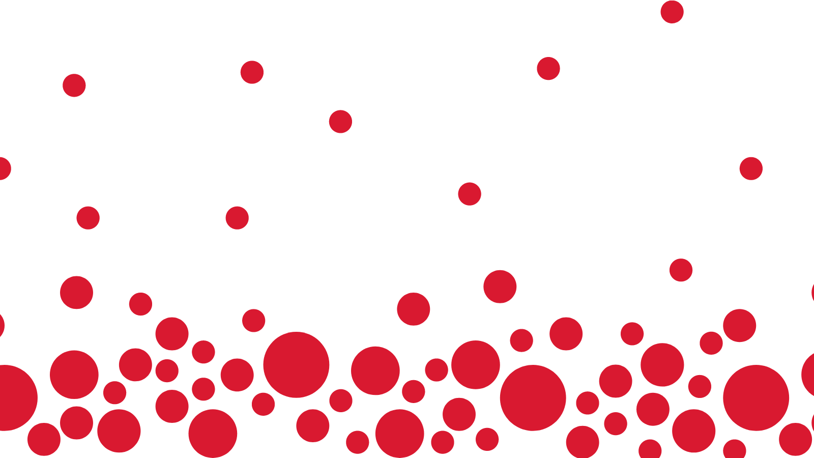 Red bubble pattern