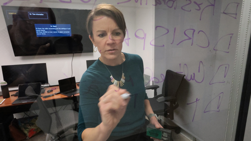 Valerie Jones in smart-lab office