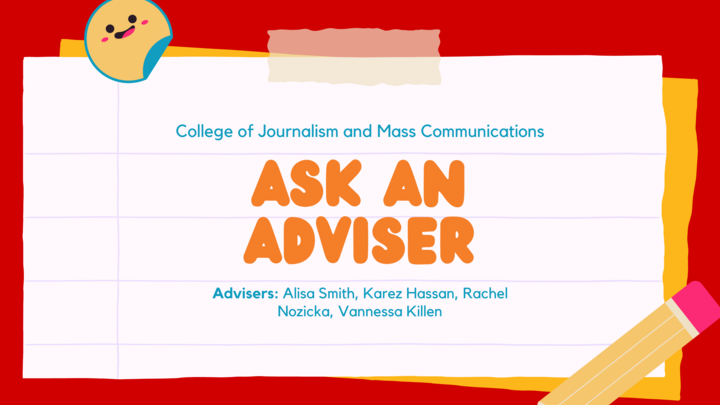 "As an Adviser" on a paper graphic