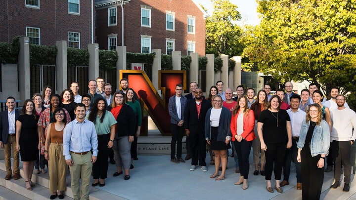 Group photo of the 2021-2022 Young Alumni Cohort