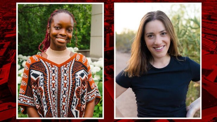 Headshots of Linda Kuku and Naomi Delkamiller