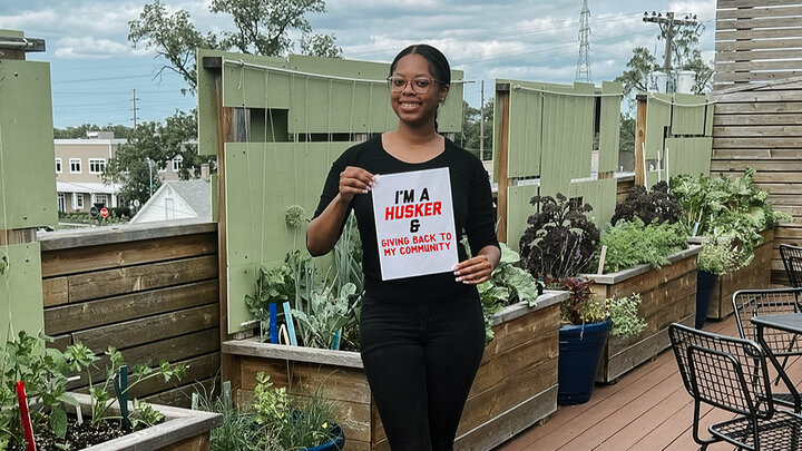 Forte, an advertising and public relations major, networked with the No More Empty Pots' community relations coordinator to learn the ins and outs of working at a nonprofit.