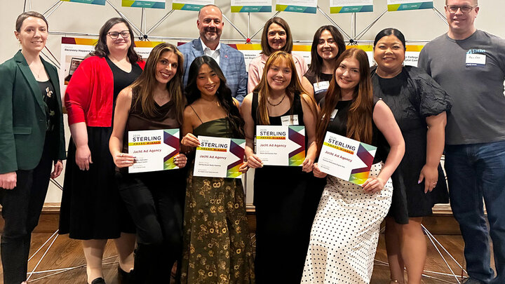 University of Nebraska–Lincoln faculty and students from Jacht were recognized May 7 at the Lincoln American Marketing Association’s Prism Awards.