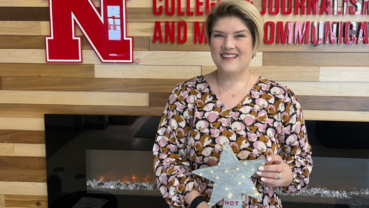 Assistant Professor of Practice Kaci Richter received the staff Not Too Shabby Award on April 5. 
