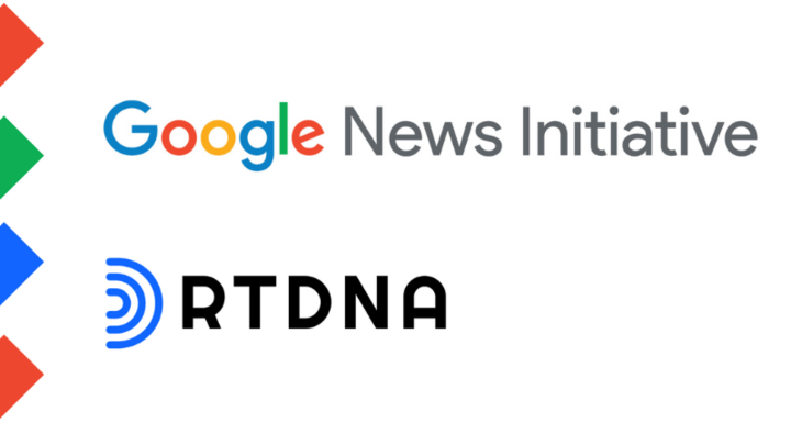 Google News Initiative and RTDNA logos