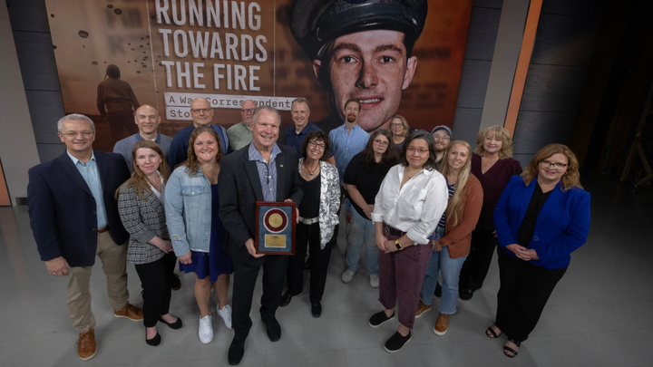 The team behind "Running Towards the Fire"