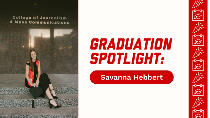 Savanna Hebbert, advertising and public relations, and sports media and communication double major, international relations minor from Liberal, Kansas.