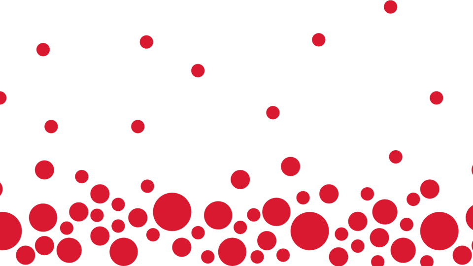 Background header with red bubbles