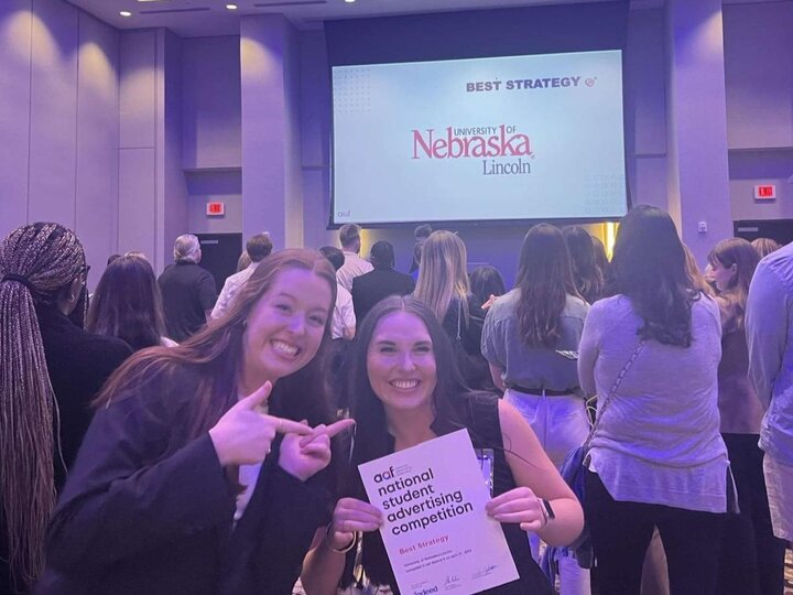 students at the national student advertising competition