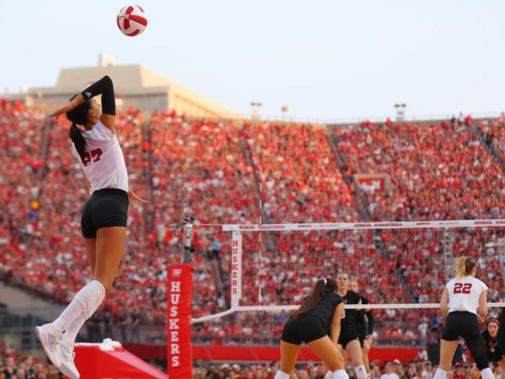 Most Watched UNL Women's Volleyball Match