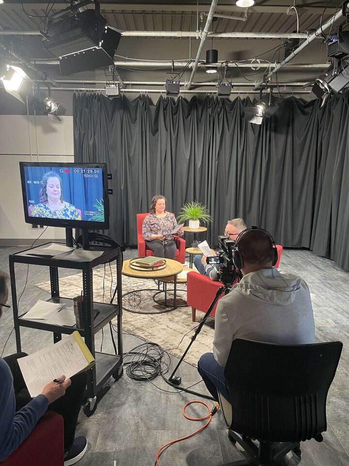 people using a studio