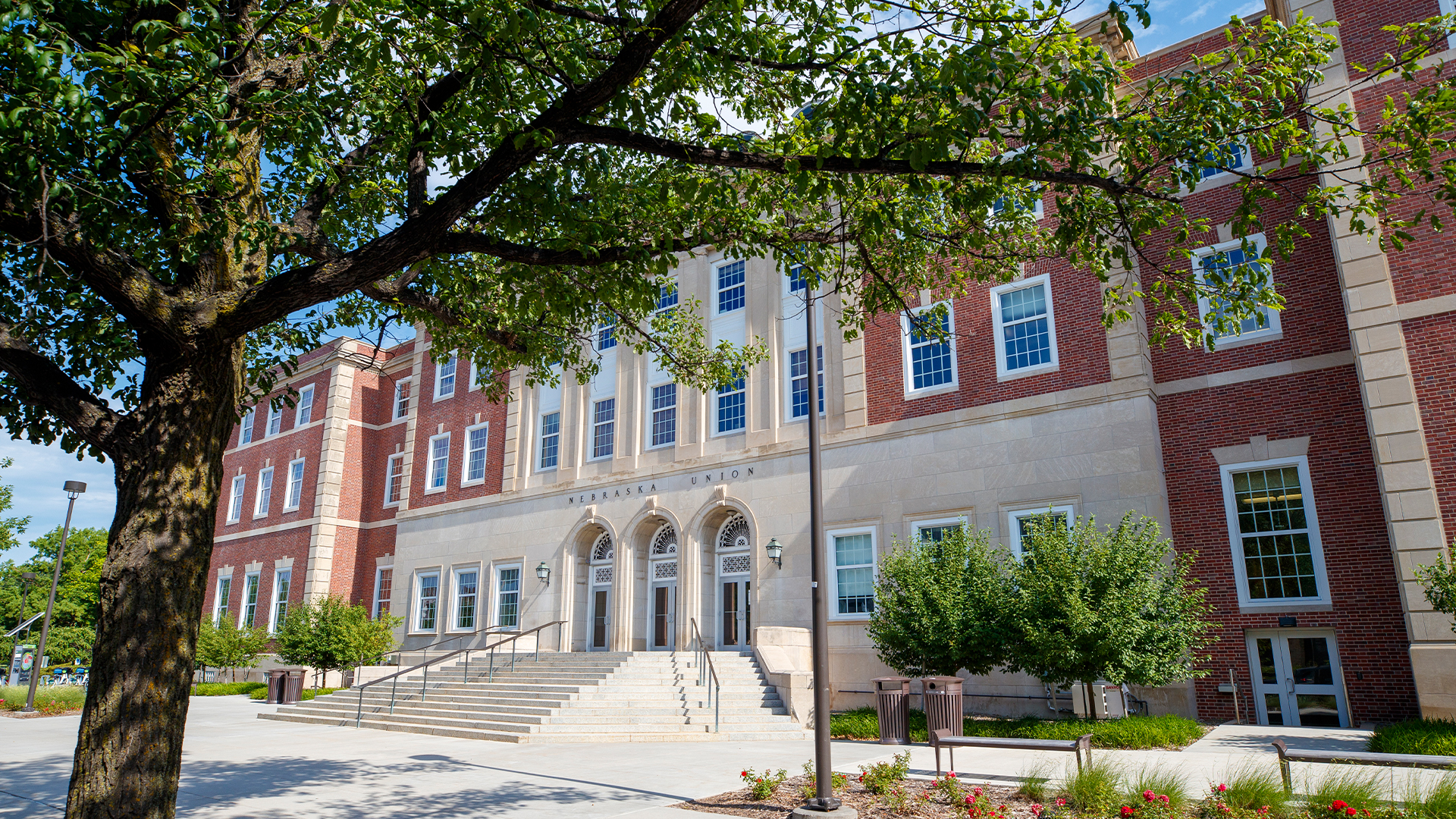 The Nebraska Union on a sunny day